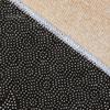 Optical Illusion Carpet Floor Mat Non-Slip Stable Design Fade-Resistant Absorbent 3D Artistic Rug Semicircle Living Room Bedroom Entryway Decorative