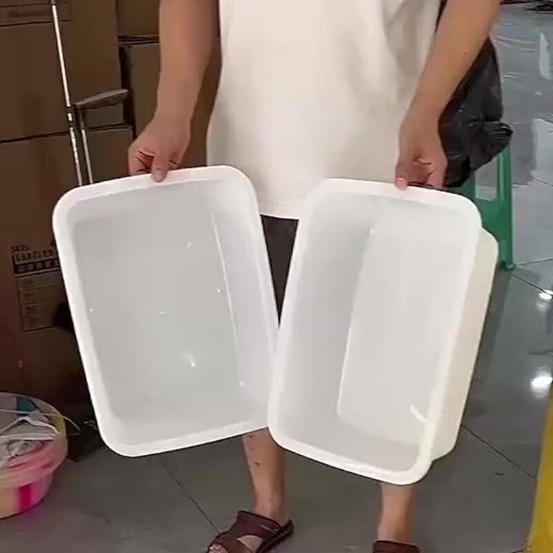 Food-Grade Thickened White Multi-Purpose Storage Box