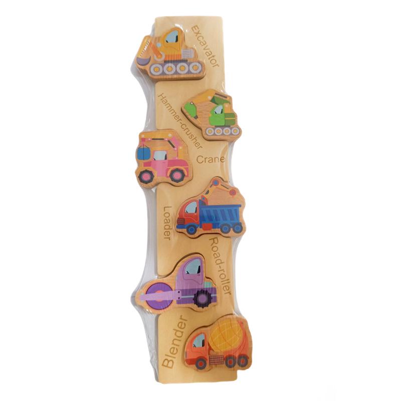 Wooden Shape Matching Blocks: Educational Toy for Toddlers Ages 1-2