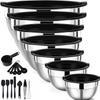 Lianmei 304 Stainless Steel Mixing Bowl Set with Graters