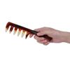 Retro Men s Wide Teeth Resin Comb Anti static Oil Hair Hairdressing Hairstyle Comb 2#
