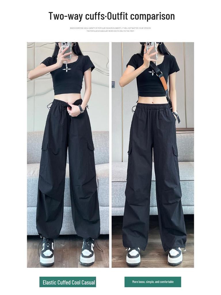 In-Stock Women's Quick-Dry High-Waist Jogger Pants for Summer