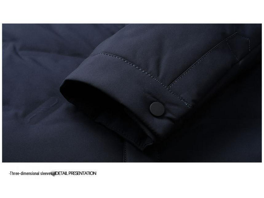 High-Quality Men's Down Jacket - Lightweight Lapel Design for Autumn & Winter