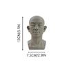 Art Plaster Portrait Teaching Aids Simulation Flat Head Plaster Portrait Practical Mini Version Resin Tool Sketch Learning