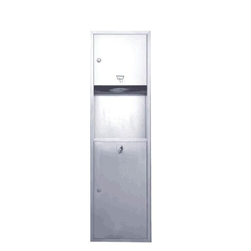 Wall-Mounted Stainless Steel Tissue Holder Cabinet