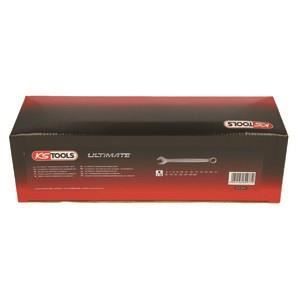 Jeu De 18 Clés Mixtes Métriques - KS TOOLS - 922.0047 - En Trousse - 6 À 24 Mm - Angle De Fourche Œil Incliné À 15°