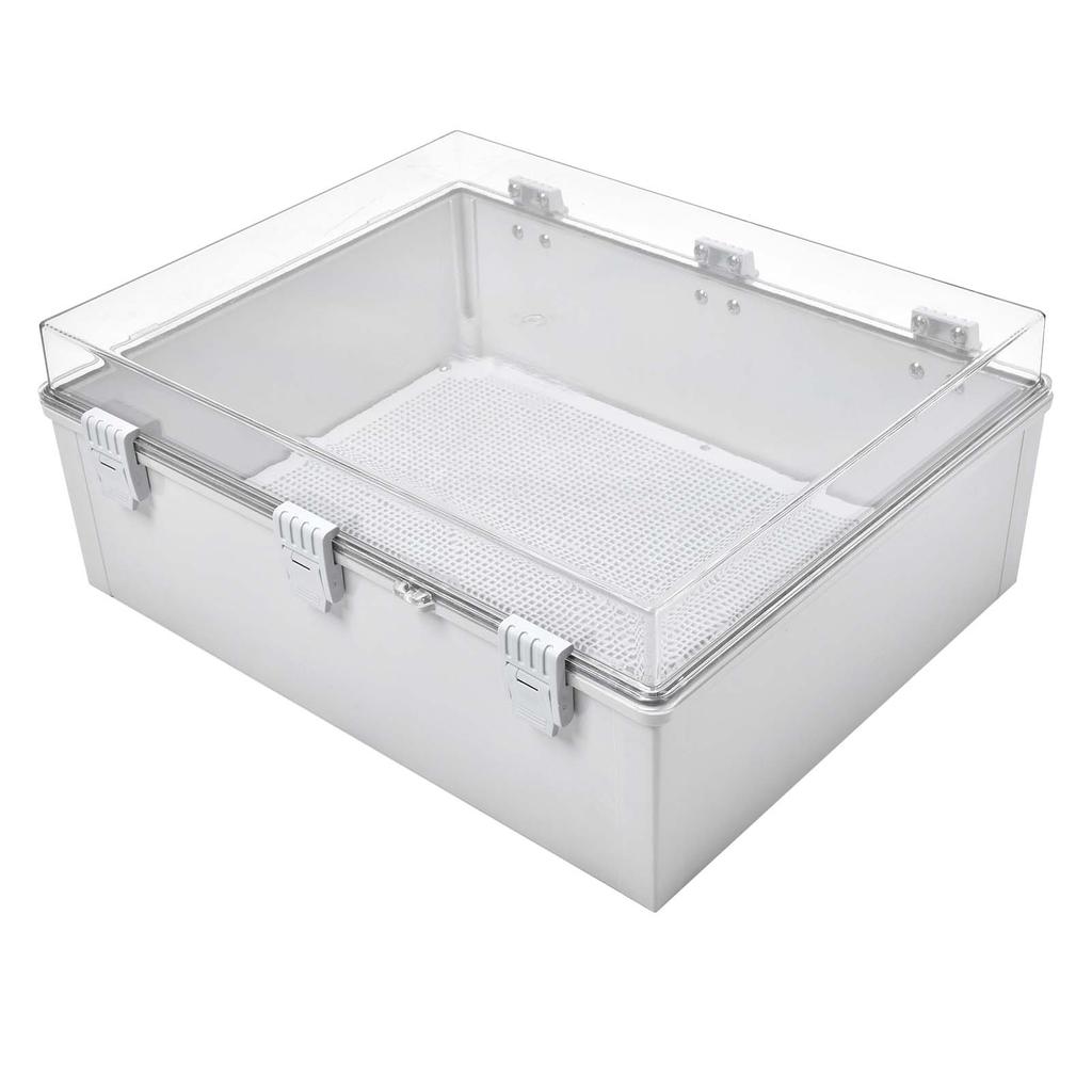 Junction Box Plastic Transparent Buckle Waterproof Dustproof Enclosure Electrical Accessories