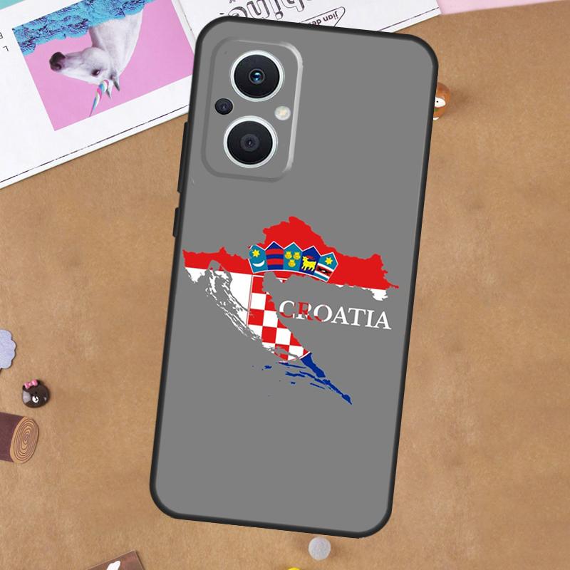 

Croatia Coat Of Arms Flag For OPPO Reno 13F 11F 12F 14F 10 11 12 13 14 Pro 8T 7 8 Lite OPPO Find X9 X8 X6 X5 Pro Case OPPO Find X8