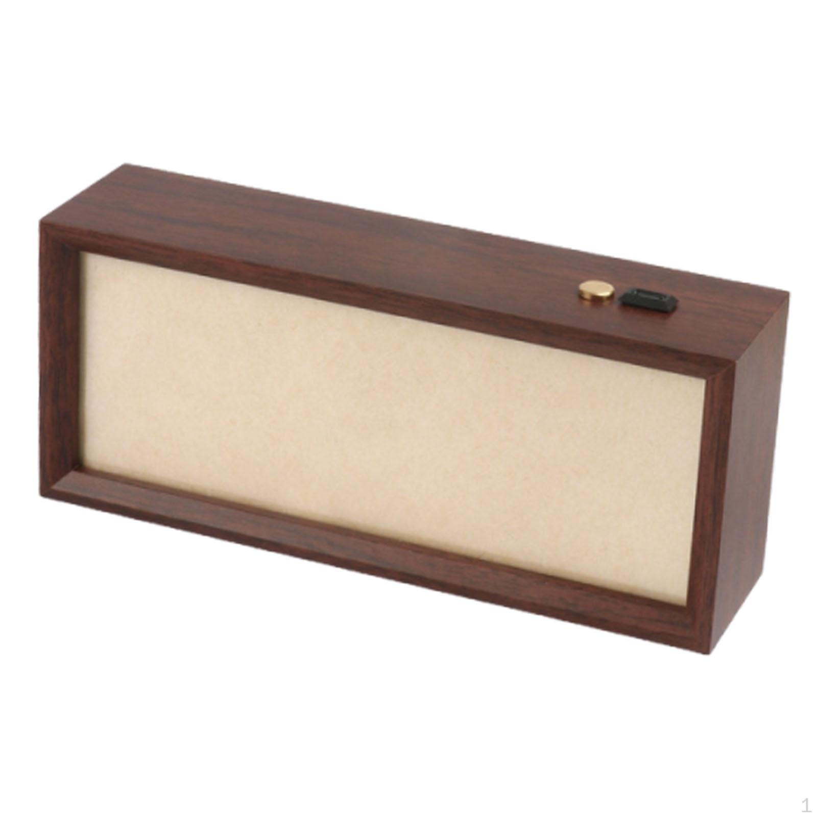 

Night Light Painting Ambient Charging, Rectangle Lighting up Desktop Ornament Bedside red browm