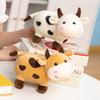Cartoon Cattle Plush Doll Super Cute Cow Stuffed Toys Kawaii Room Decoration Baby Children Sleep Hug Pillow Sweet Gift For Girls