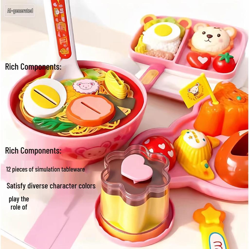 Japanese Ramen & Bento Role-Play Pudding Toy Set