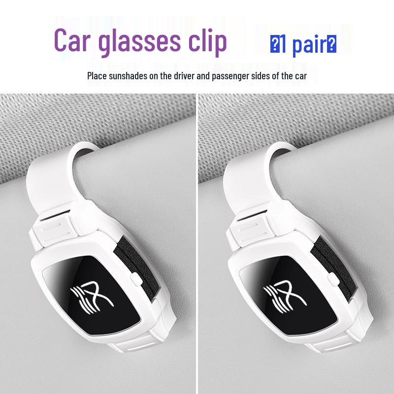 Multi-Functional Sunglasses Clip for BYD Han EV/DMI Car Sun Visors.