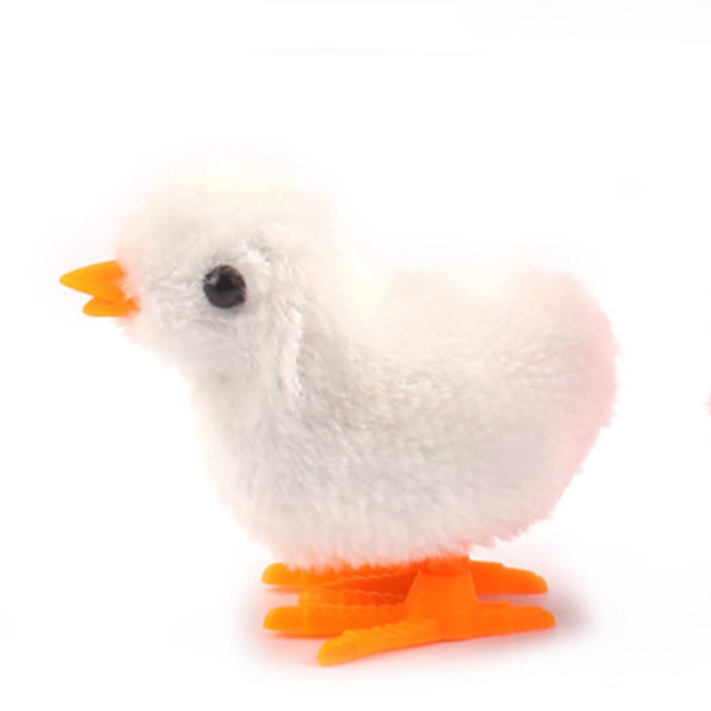 Cute Plastic Easter Running Chick Yellow Blue White Pink Jumping Animals Simulation