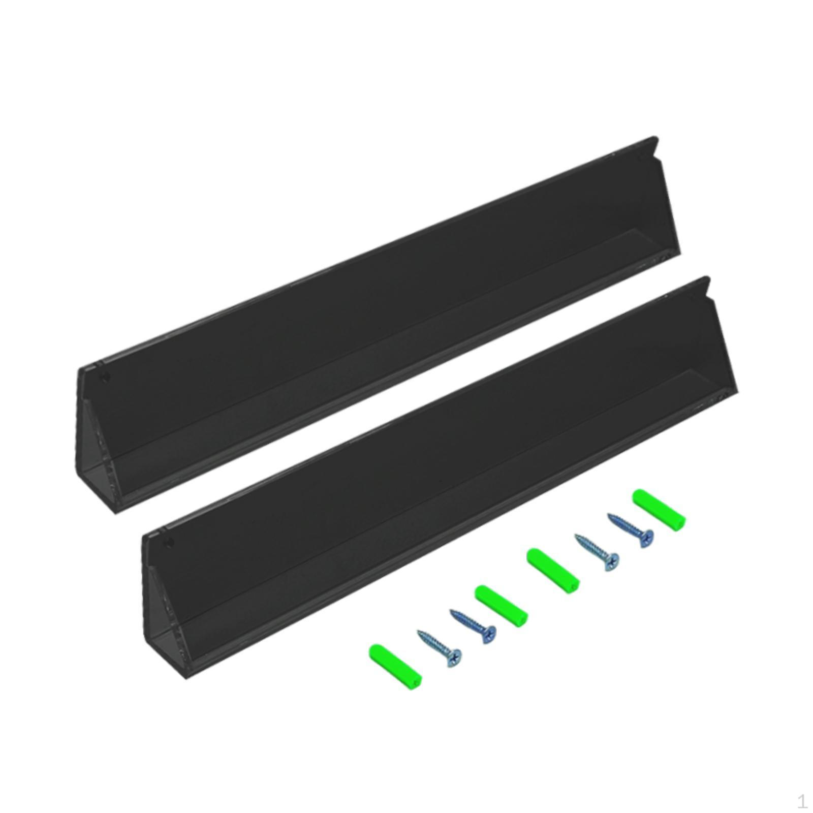 

2 держателя для карточек, стойка для спортивных карточек, акриловая стойка для хранения, настенная полка для торговли чёрный