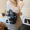 Solid Color Handbag Women's New Fashion Shoulder Messenger Bag