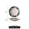 Ru Han French Retro Floral Bone China Deep Plate