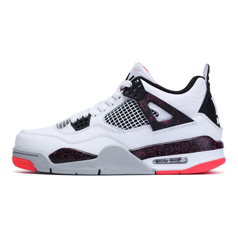Buty Koszykarskie AJ4 White Cement Paris Blue Lava Cicada Wing dla Mężczyzn i Kobiet