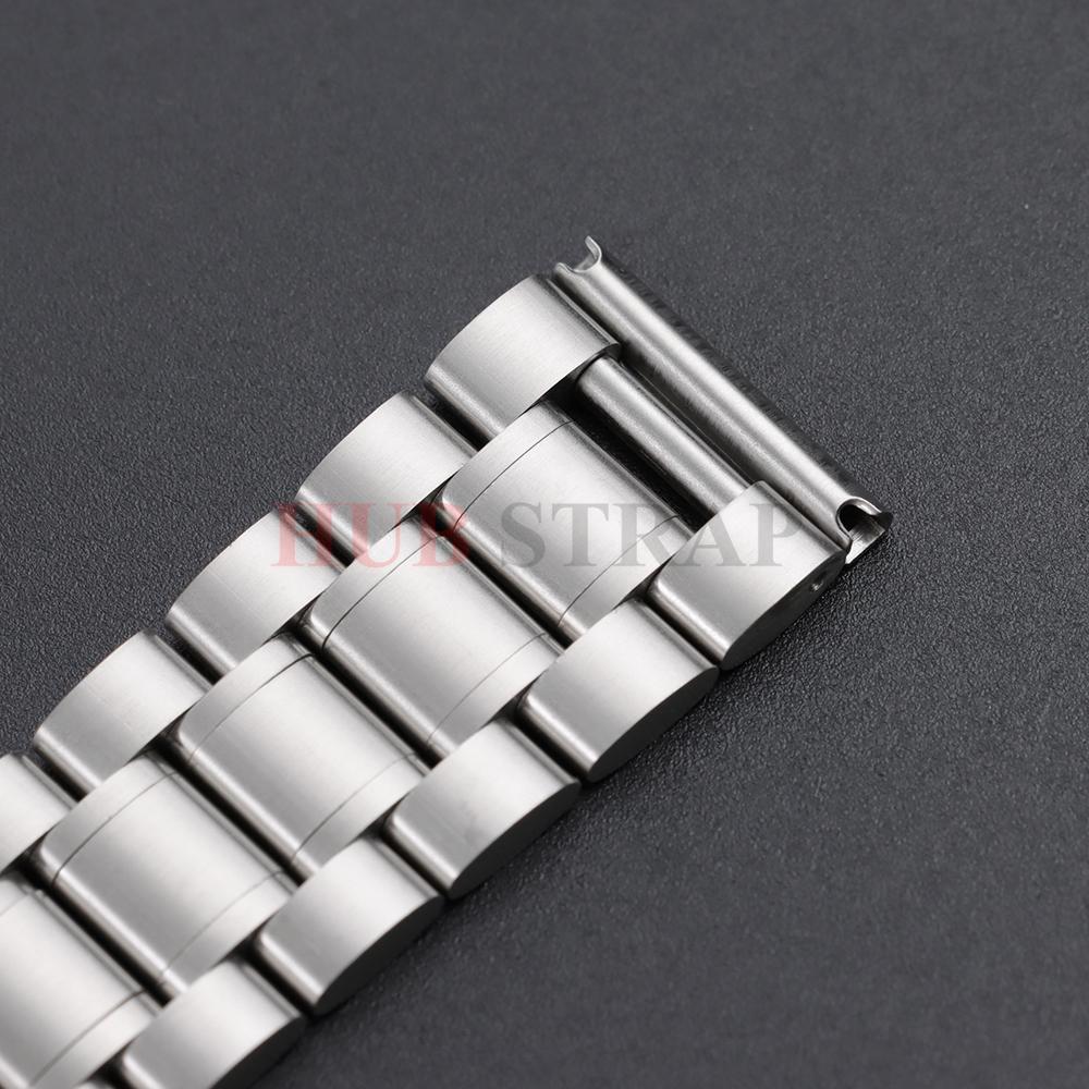Stainless Steel Watch Strap 16mm 18mm 20mm 22mm 24mm Business Watch Band Metal Strap Men Women Replacement for Samsung for Seiko