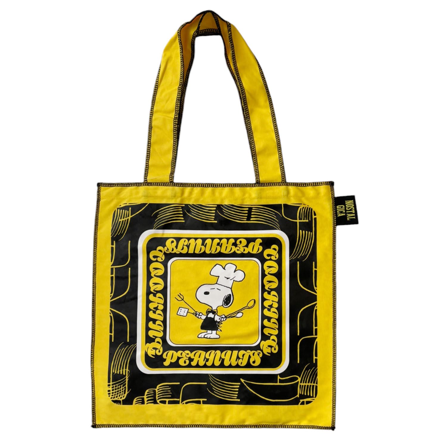 Маленькая Планета Ностальгия PEANUTS Снупи Сумка-шоппер, Желтая