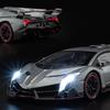 1:24 Veneno Sports Car High Simulation Sound Light Diecast Car Metal Alloy Model Car Children's Toy Collection gifts