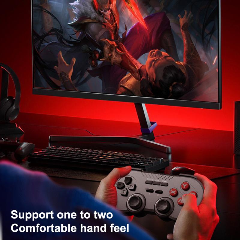 Controlador Bluetooth Sem Fio Para Switch PC Celular Computador 2.4G Gamepad Joystick Mini Controlador de Jogo Game Stick
