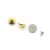 ABS Conical Studs Punk Rivets for Shoes Garment Decoration 6.5x5.2mm, 8x6.2mm 10x6mm