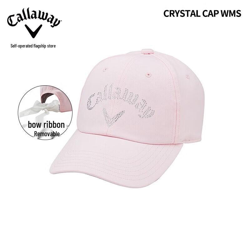 Callaway Women s CRYSTAL Golf Visor with Detachable Bow One Size