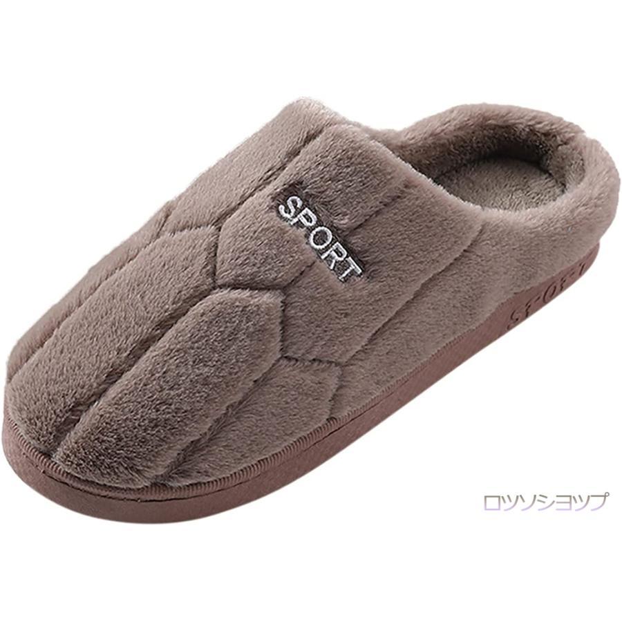 Slippers Indoor Men s Winter Fluffy Couple Winter Indoor Home Plus Velvet Warm Thick Non-slip Cotton Ranking Winter