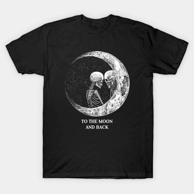 

Men Black Print T-shirt To The Moon And Back (2) No-Cut Transfer Paper Print Cotton Tshirt 4XL чорний