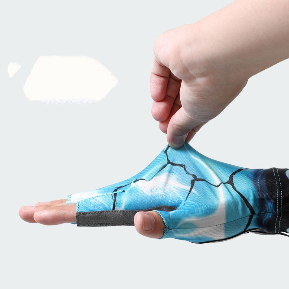 Sweat-absorbent Men Cycling Gloves Elastic Fingerless Gloves New Fishing Gloves