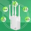 WiFi Signal Amplifier Repeater LAN RJ-45 1200Mbps Router AP 4 Antennas 5GHz