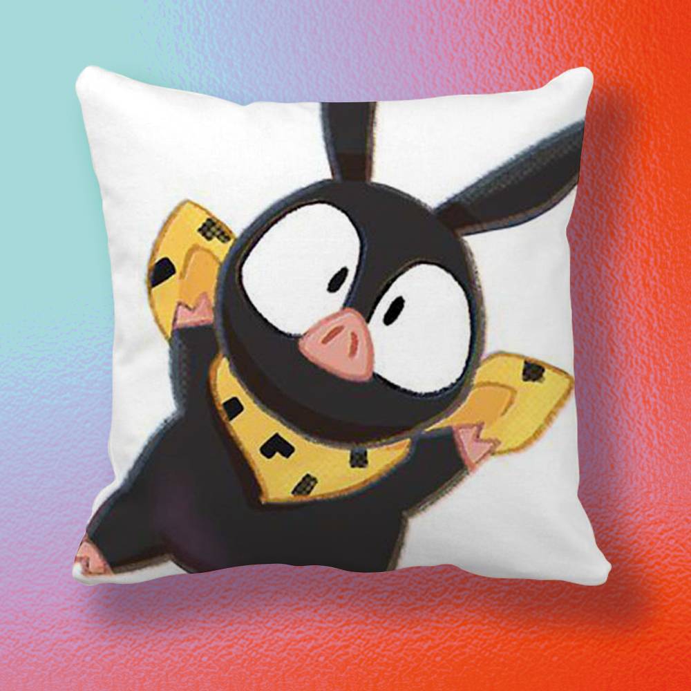 Anime Cute Ranma P Chan Doublesided printed pillow cover Solid color minimalist pillowcase fits all bedroom styles