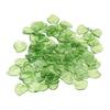 100pcs Acrylic Green Leaf Charm Pendant DIY Keychain Jewelry Making Findings