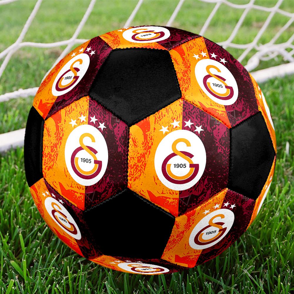 Galatasaray Indoor Soccer Ball Colorful Machine Stitched PVC Size 5 Team Training Competition Ready Durable High-Bounce Cool Sports Gift