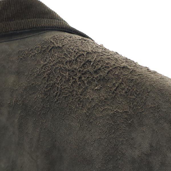 BURBERRY Sanyo Shokai Made in Japan Faux leather lining coat Quilted back Men's Used