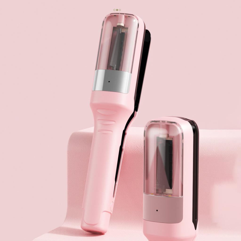 2-In-1 Hair Ends Trimmer Type-C Rechargeable Cordless Handheld Split Hair Remover Portable Multi-function Women Dry Damaged Hair Removal Device