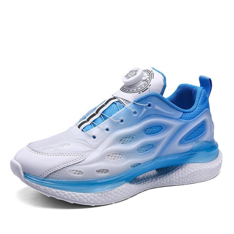 

Мужские кроссовки Cold-Stick с вращающейся пряжкой, модные повседневные летние кроссовки, популярные сетчатые дышащие модные мужские кроссовки 39