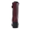 Fashion GKTINOO Boots Women Genuine Leather High-heeled Large Size Motorcycle Boots Women New Wool Warm Winter Boots for Women