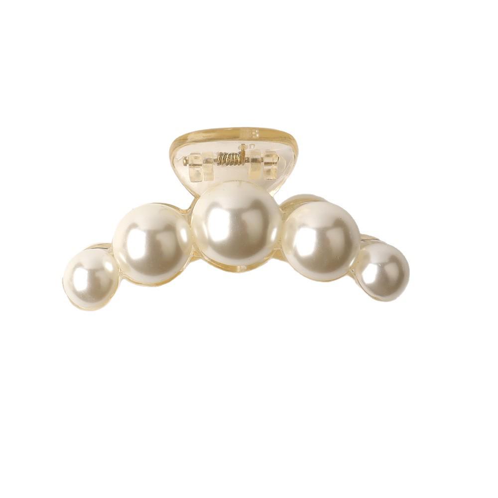 Elegant French Pearl Shark Hair Clip – Gentle Autumn & Winter Hair Accessory