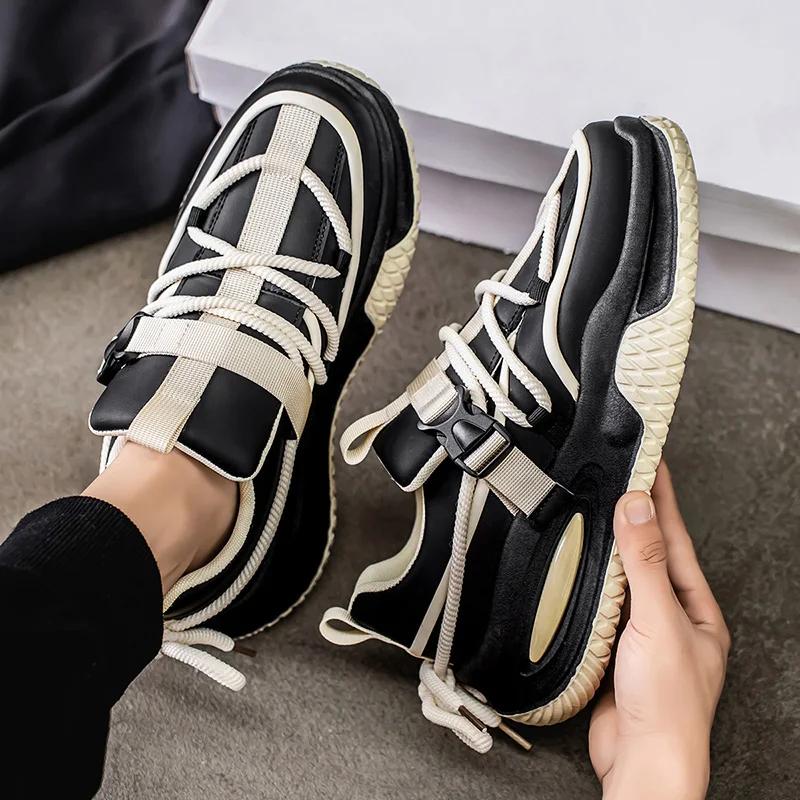 Adidași la modă pentru bărbați 2025 Tendință Personalizați Pantofi casual pentru bărbați Confort Platformă Pantofi vulcanizați pentru bărbați Zapatillas De Hombre