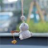 Fishing Cats Car Rear View Mirror Pendant Hanging Ornament Car Decoration Funny Car Interior Decors Gift for Women Men
