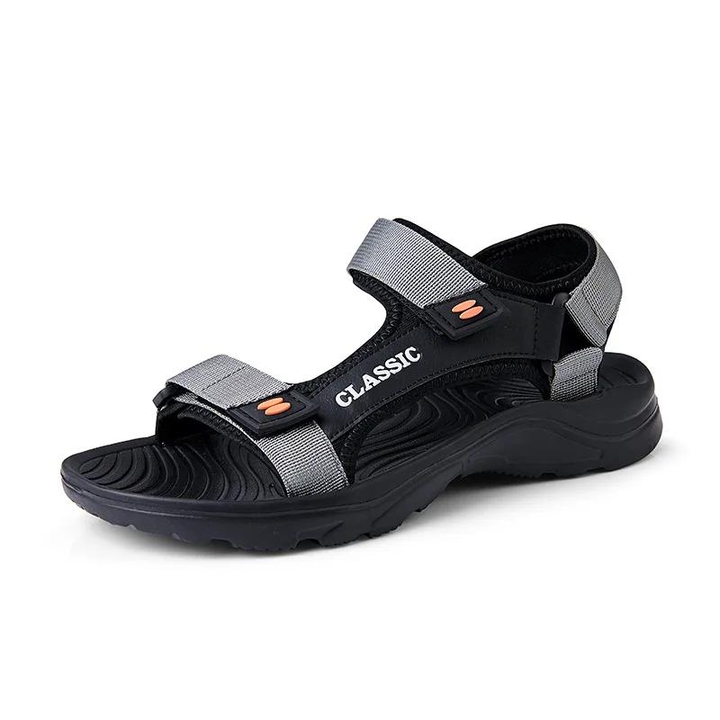 Fashion Men Sandals Summer Leisure Beach Holiday Sandals Men Shoes 2025 New Outdoor Male Retro Comfortable Casual Sandals Men Sneakers
