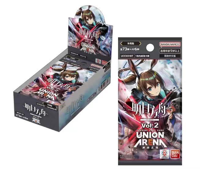 Union Arena Trading Card Game Arknights Booster Pack Vol.2 UCEX01BT Chinese Version Anime Peripheral Collection Kids Toys