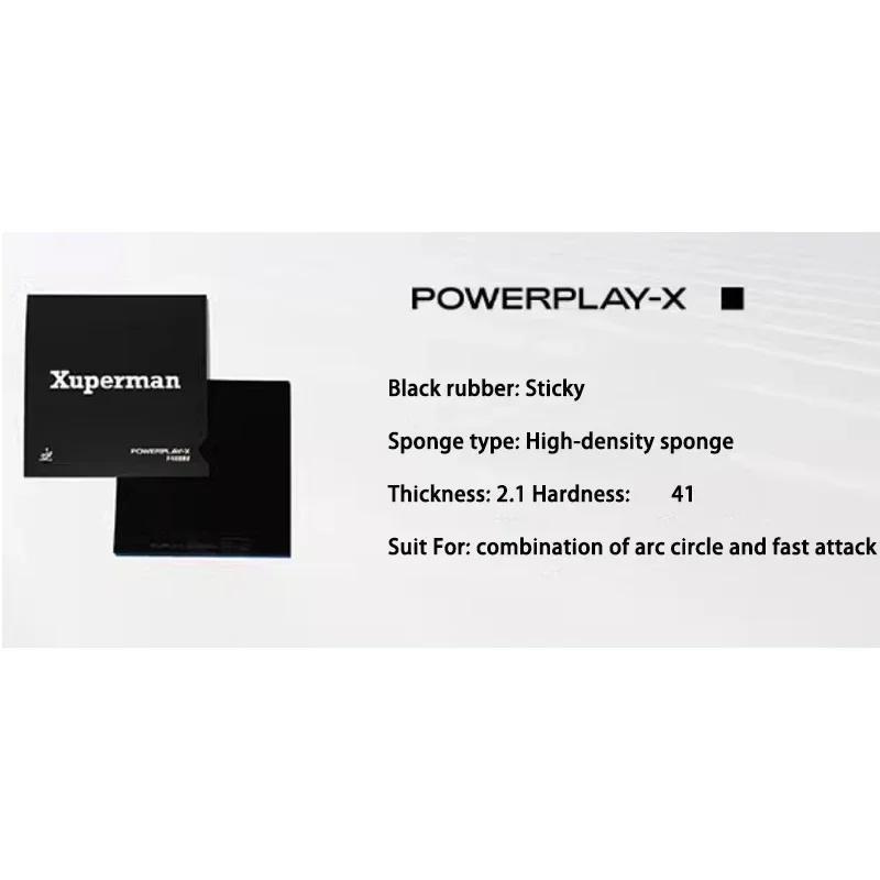 

Original Xuperman Pimple s In Table Tennis Rubber Sheet Forehand & Backhand Sticky Rubber With Sponge Non-sticky PingPong Rubber