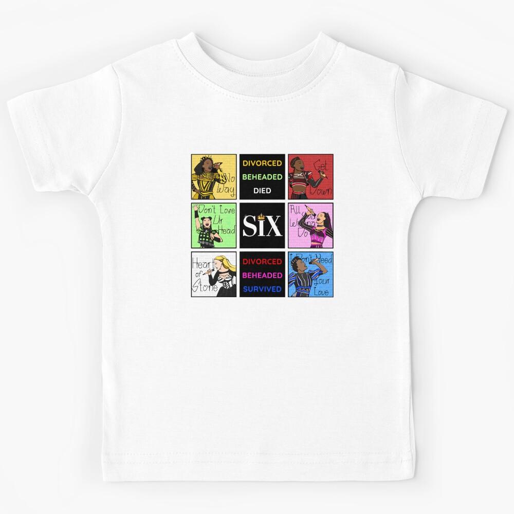 Six The Musical Printable Kids T-Shirt 130