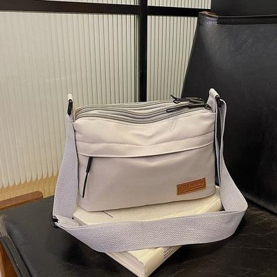 Geantă de umăr de damă cu curea de umăr reglabilă, închidere cu fermoar, geantă crossbody casual pentru uz zilnic