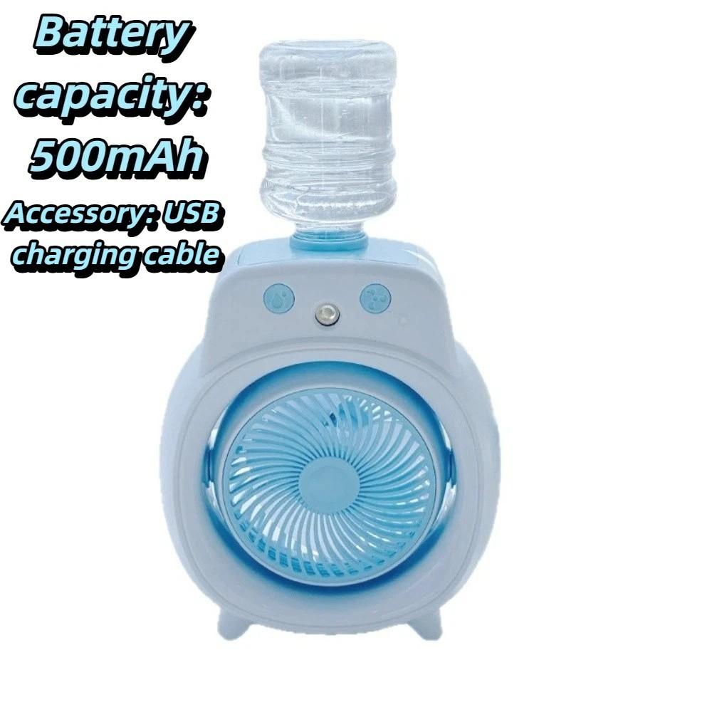 Fine Gentle Mist Portable Desktop Cooling Spray Fan for 500mAh Bedroom Use