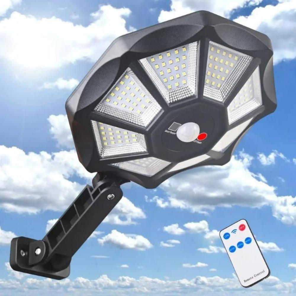 4000mAh Led Solar Lights Waterproof Security Flood Lights Outdoor Motion Sensor Wall Light Waterproof Garden Yard Street Lamp