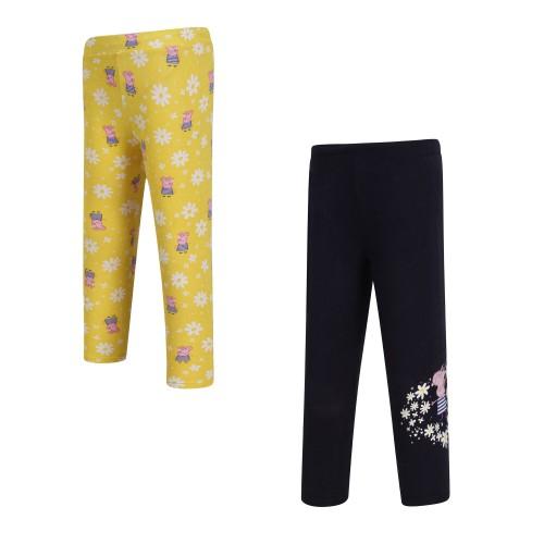 

Regatta Childrens/Kids Printed Peppa Pig Leggings (Pack of 2) 4-5 Years