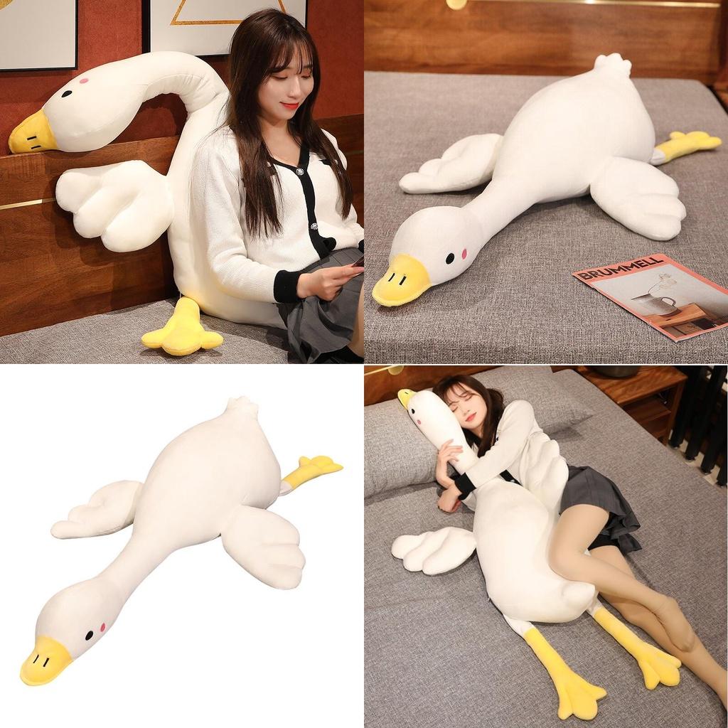 Cute And Adorable White Goose Plush Toy Perfect Birthday Gift!